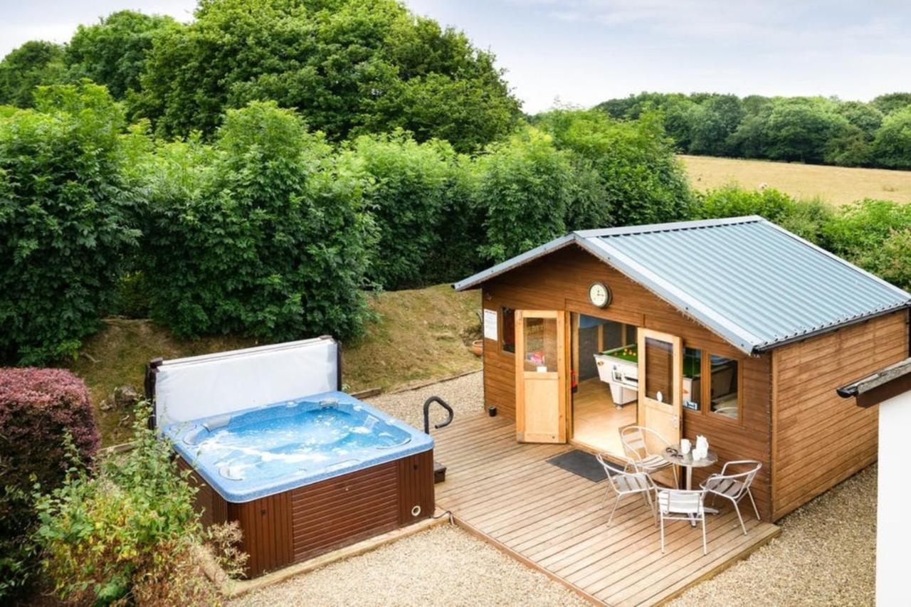 3 Bed Cottage With Hot Tub & Near New Quay Wales Llandysul Exteriör bild